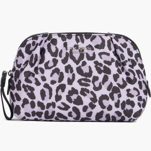 Kate Spade New York Chelsea Violet Mist Lavender Cosmetic Bag Makeup Case NWT
